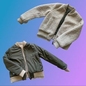 Reversible Banana Republic Bomber Jacket